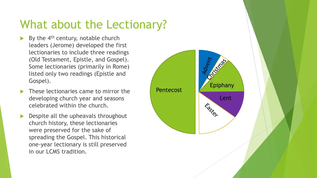 what about the lectionary 1