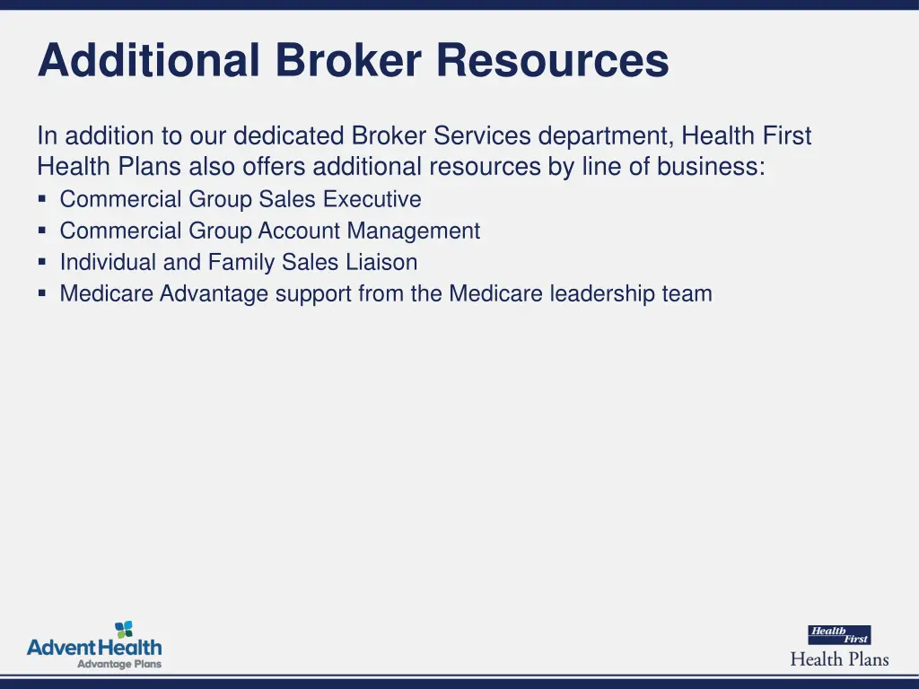 additional broker resources