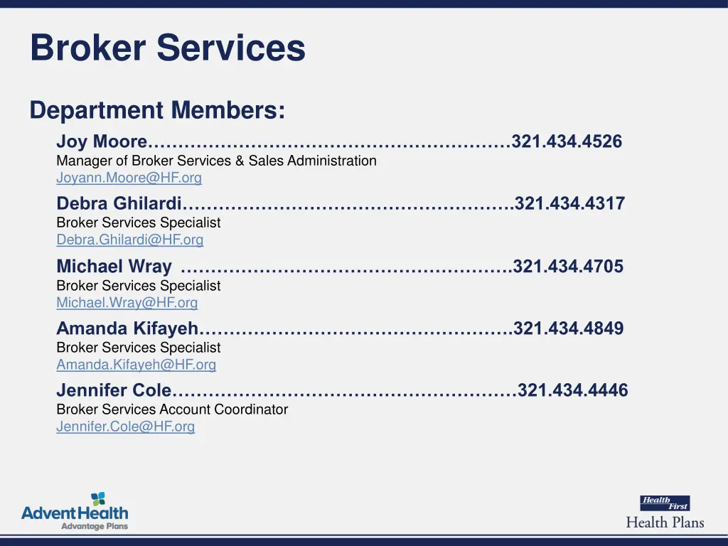 broker services