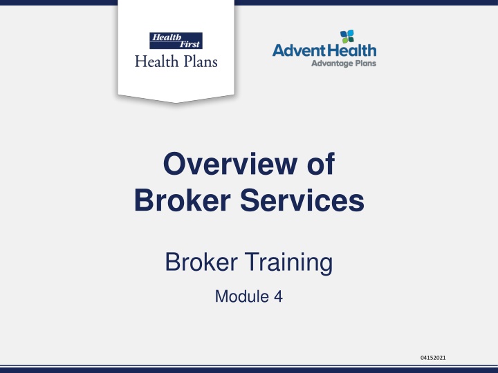 overview of broker services