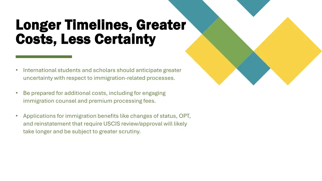longer timelines greater longer timelines greater