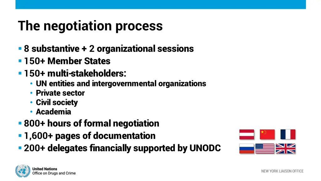 the negotiation process