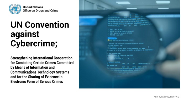 un convention against cybercrime