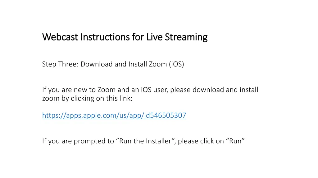 webcast instructions for live streaming webcast 3