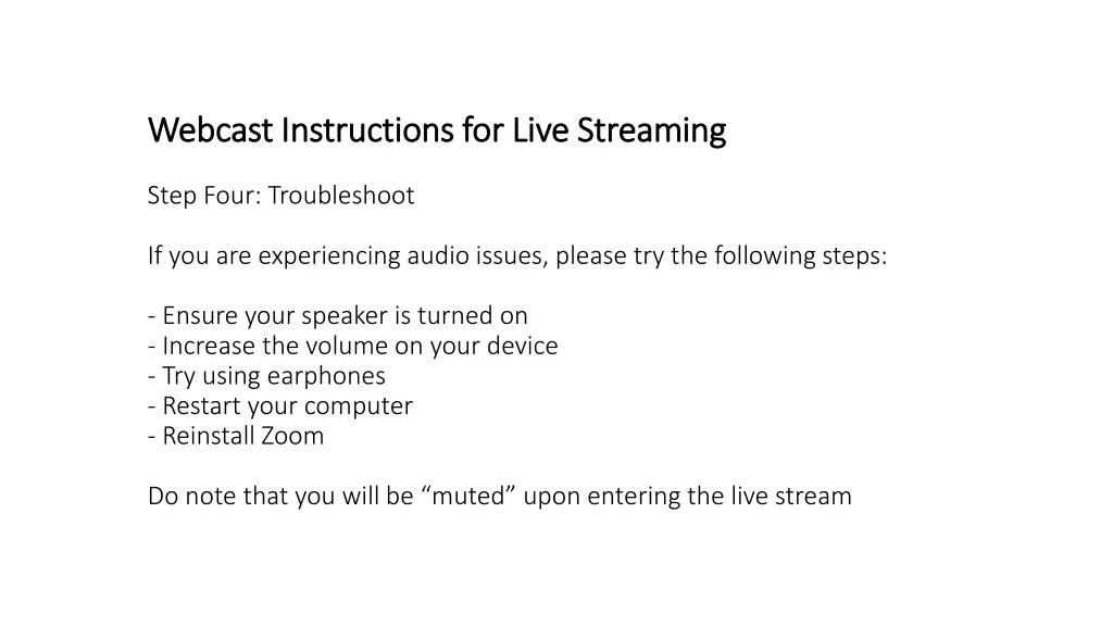 webcast instructions for live streaming webcast 4