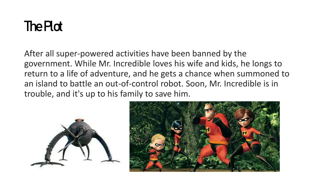 the plot