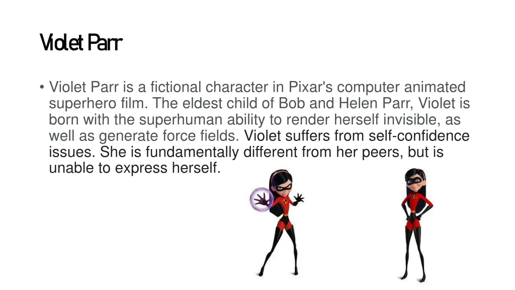 violet p arr