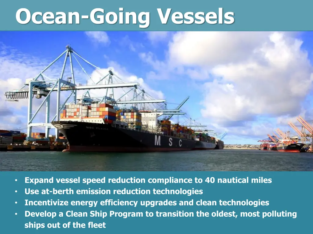 ocean going vessels