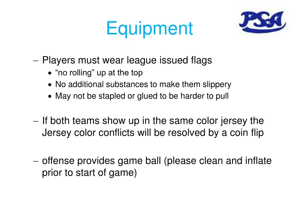 equipment