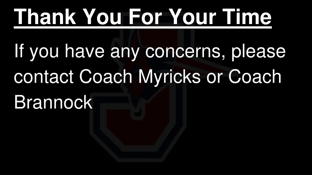 thank you for your time