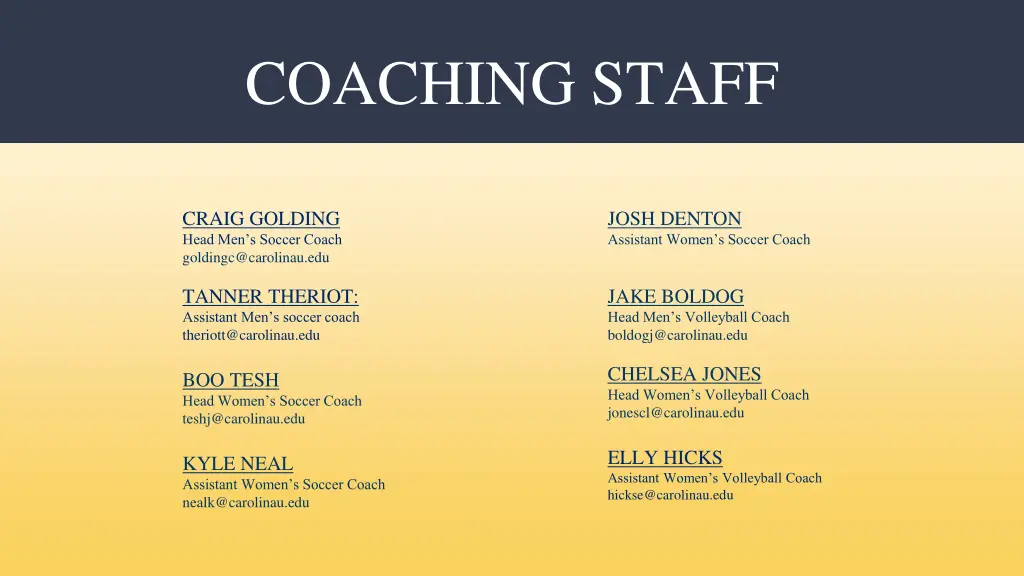 coaching staff 1
