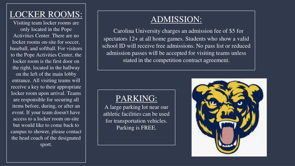 locker rooms visiting team locker rooms are only