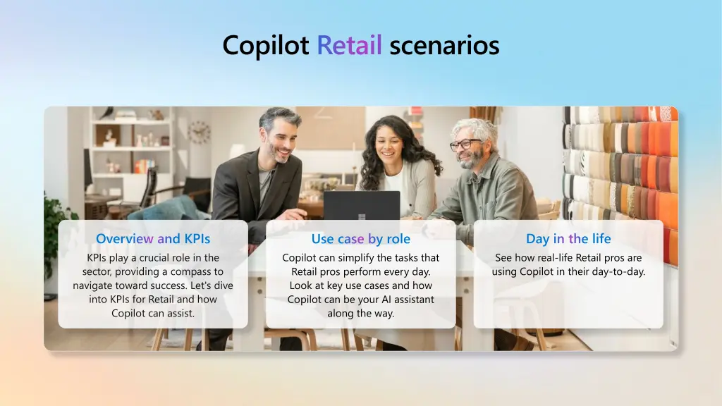 copilot retail scenarios