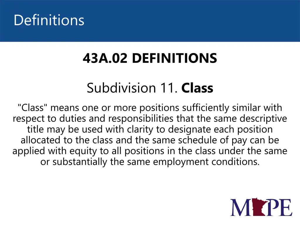 definitions