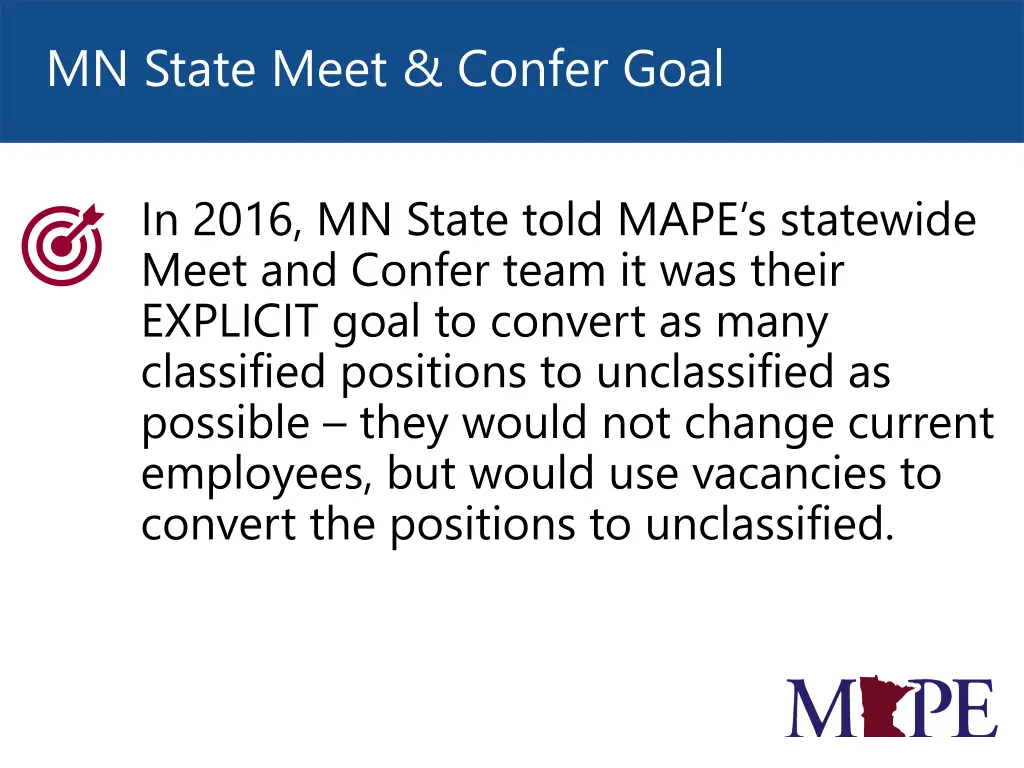 mn state meet confer goal