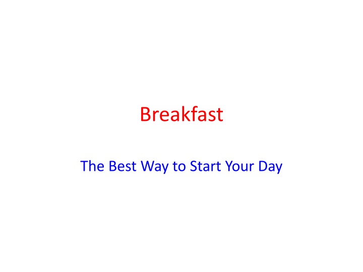 breakfast