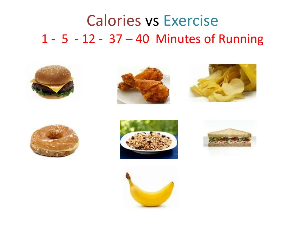 calories vs exercise 1 5 12 37 40 minutes