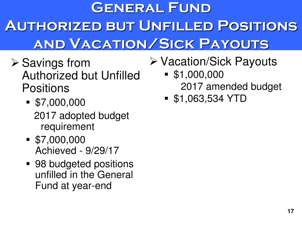 general fund