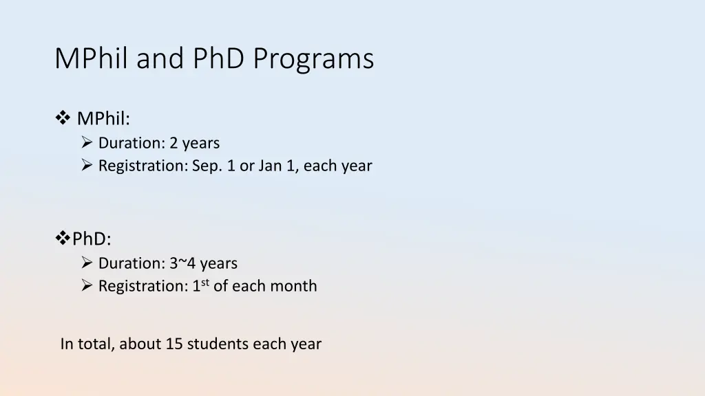 mphil and phd programs