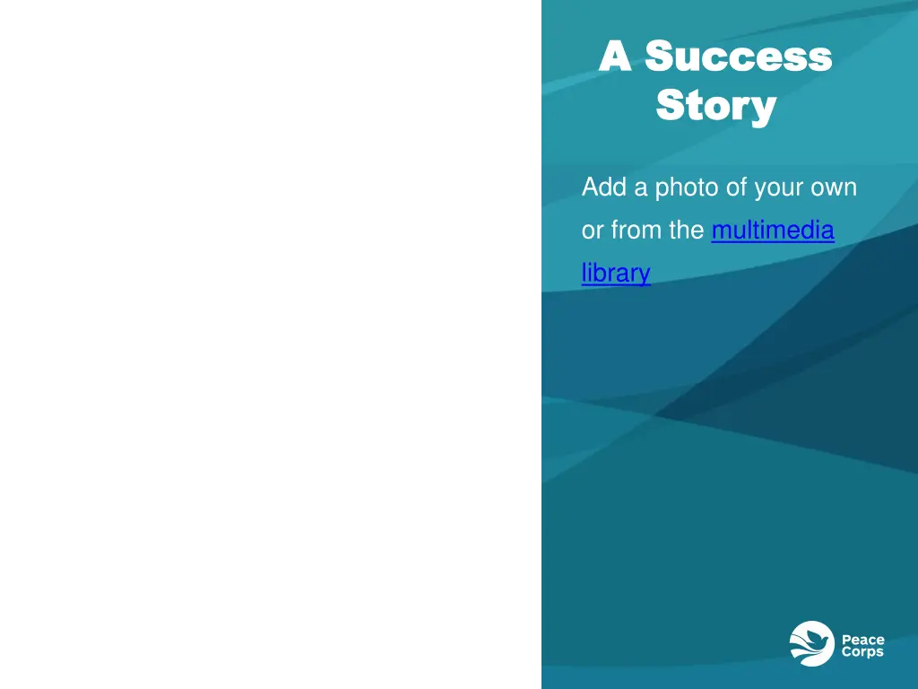 a success a success story story