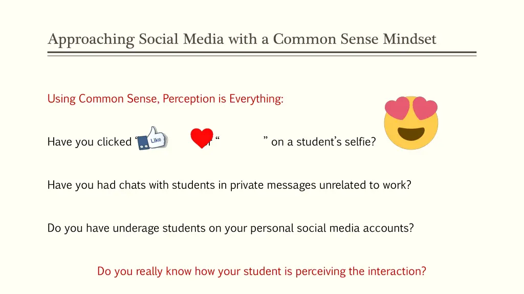 approaching social media with a common sense 2