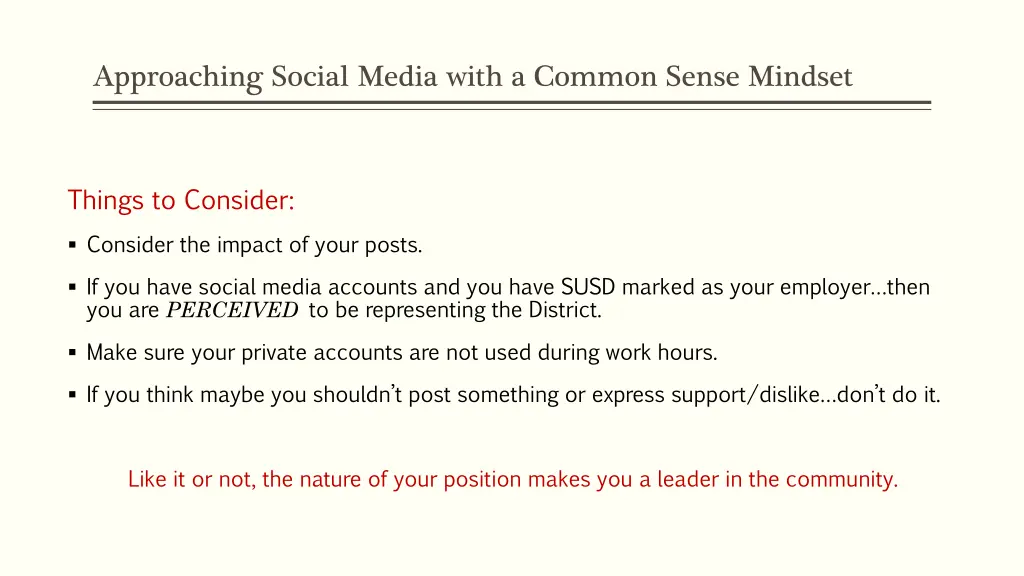 approaching social media with a common sense 4