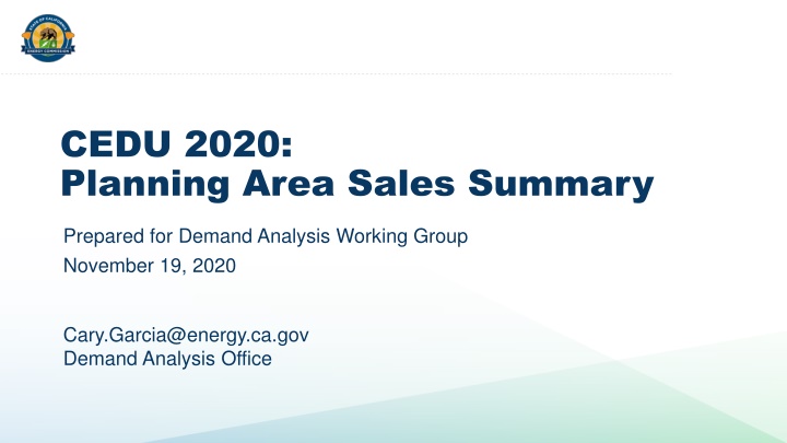 cedu 2020 planning area sales summary