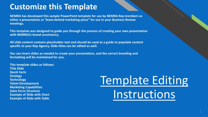 customize this template