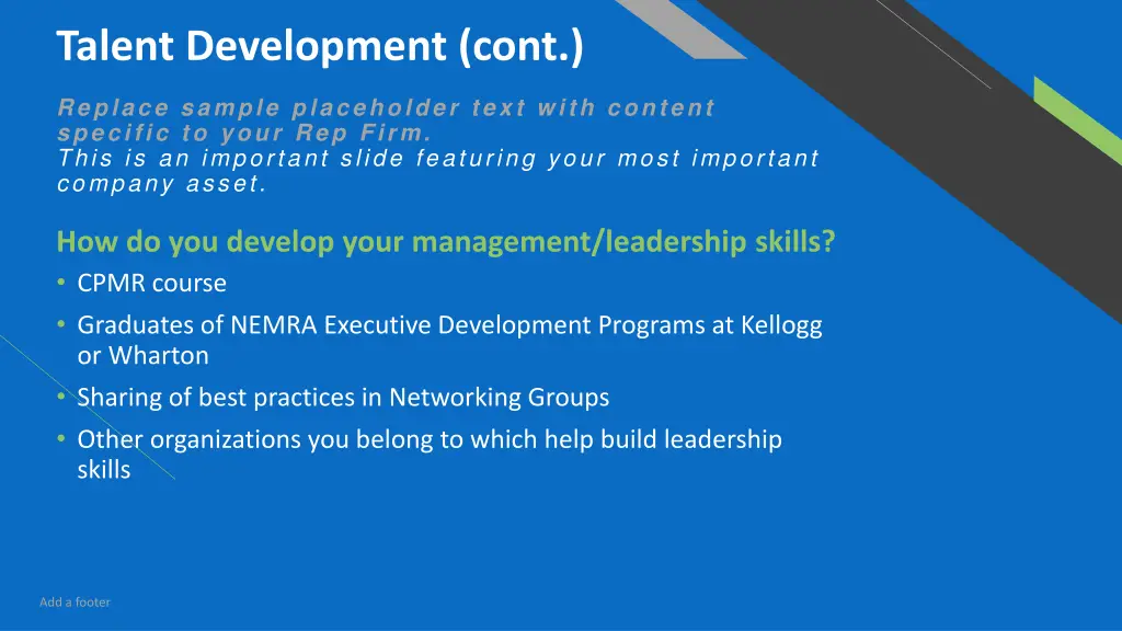 talent development cont