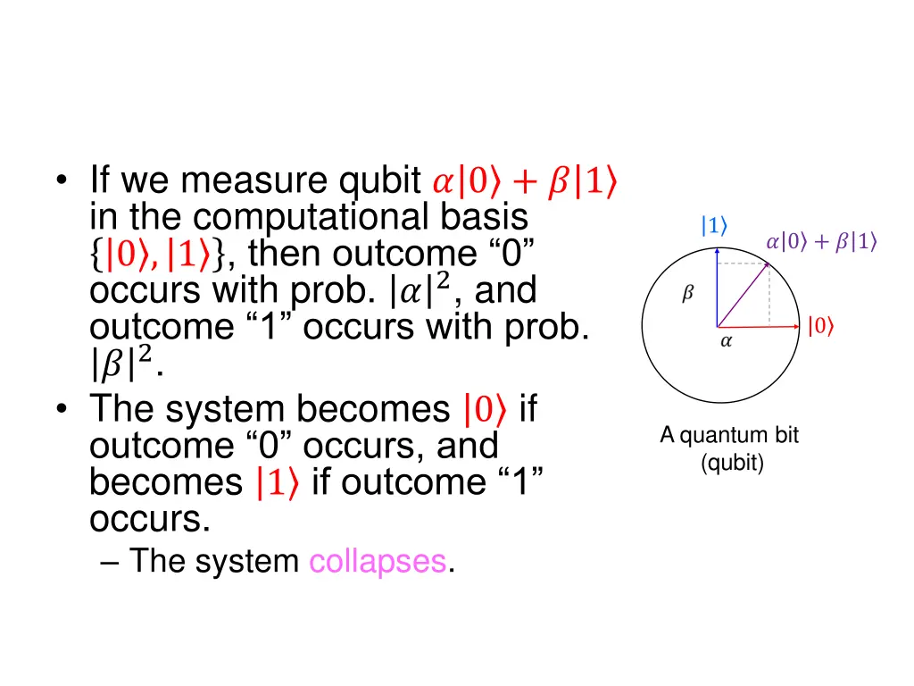 if we measure qubit 0 1 in the computational