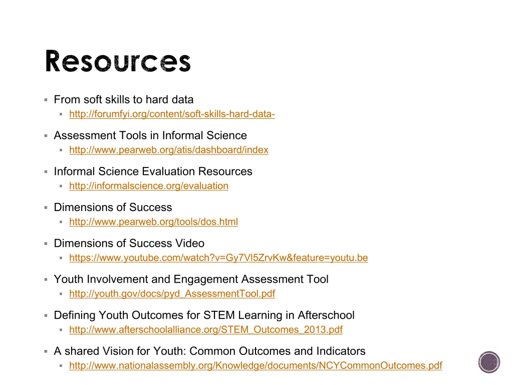 resources