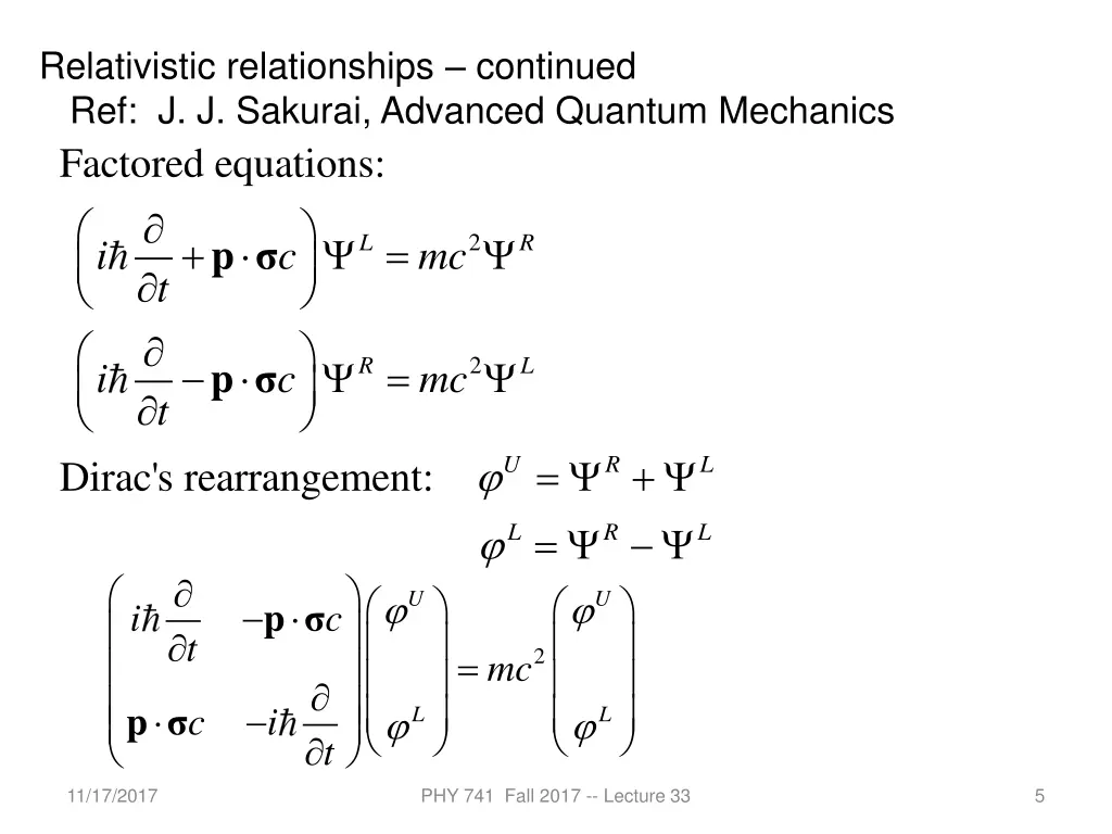 relativistic relationships continued 1