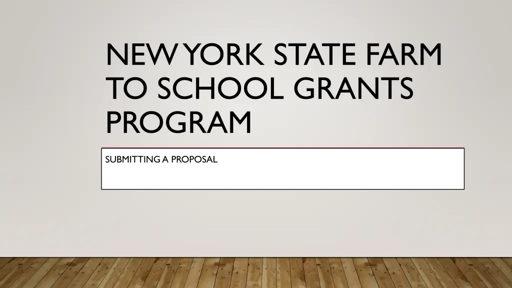 new york state farm to school grants program