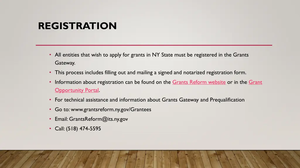 registration