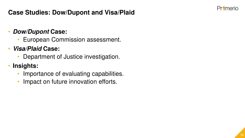 case studies dow dupont and visa plaid