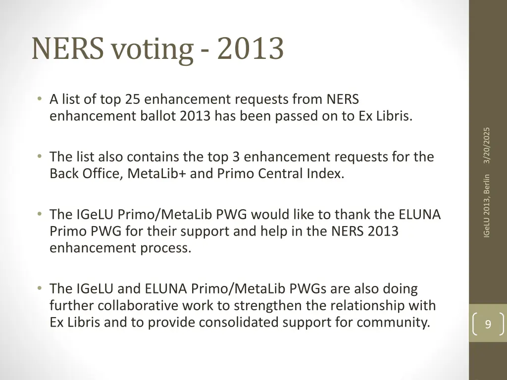 ners voting 2013