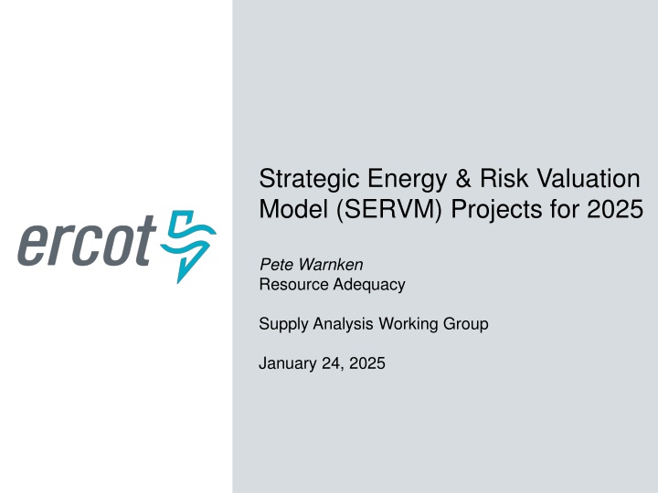 strategic energy risk valuation model servm