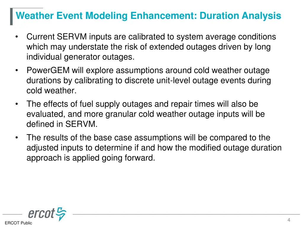 weather event modeling enhancement duration