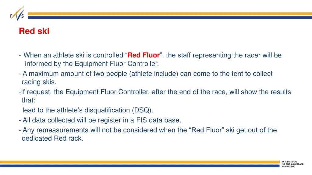 red ski