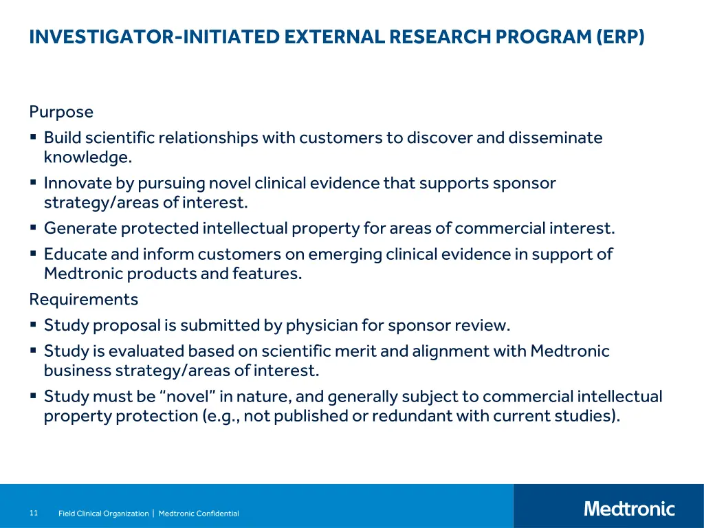 investigator initiated external research program