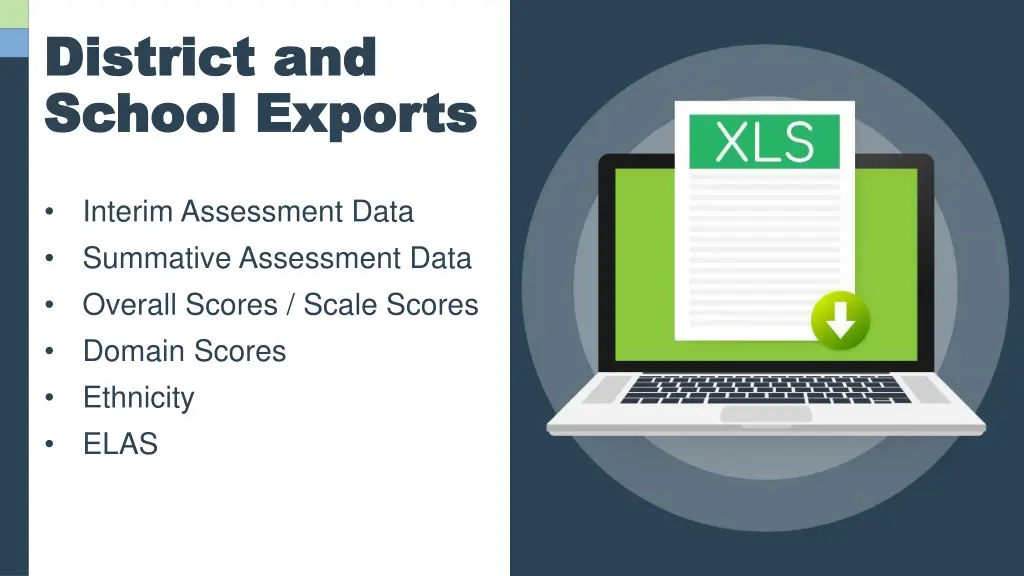 district and district and school exports school