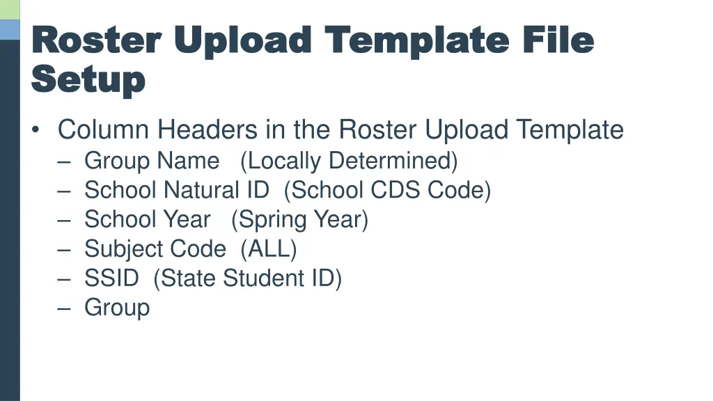 roster upload template file roster upload