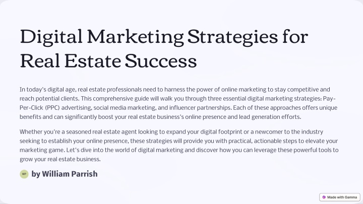 digital marketing strategies for real estate