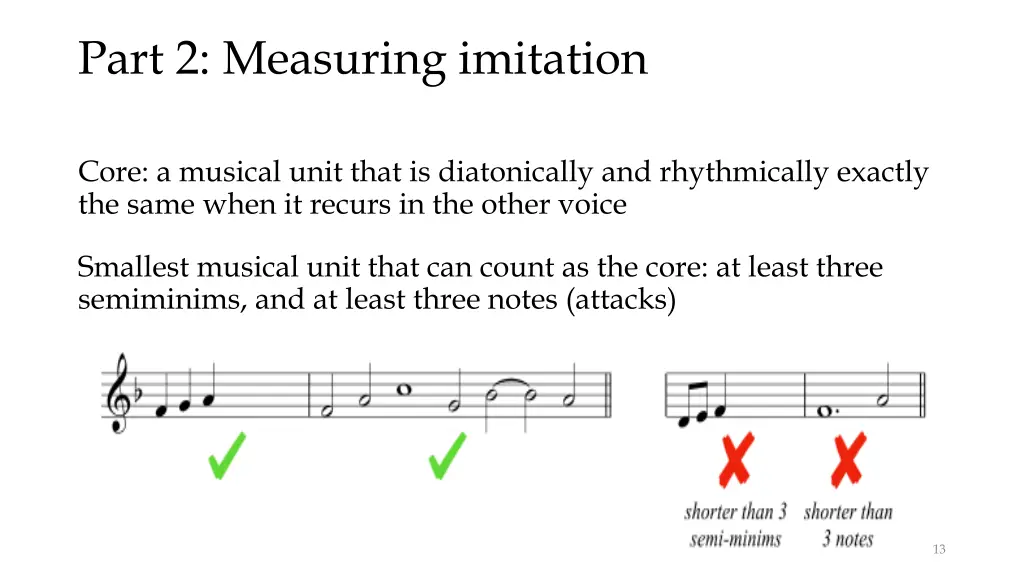 part 2 measuring imitation