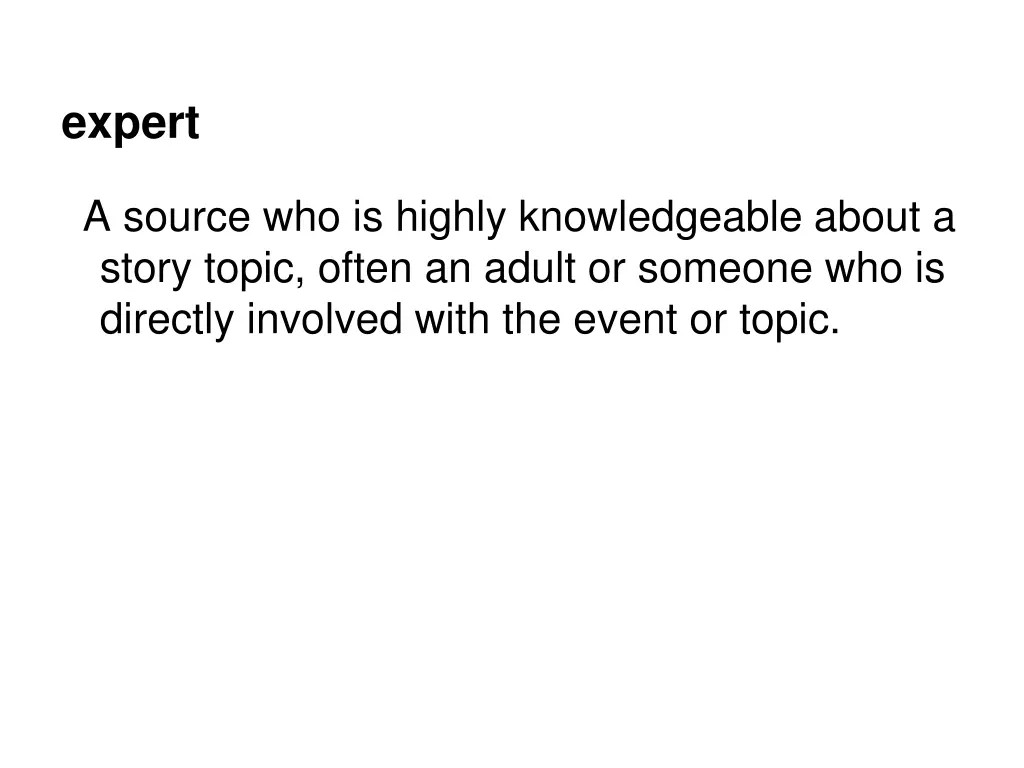 expert