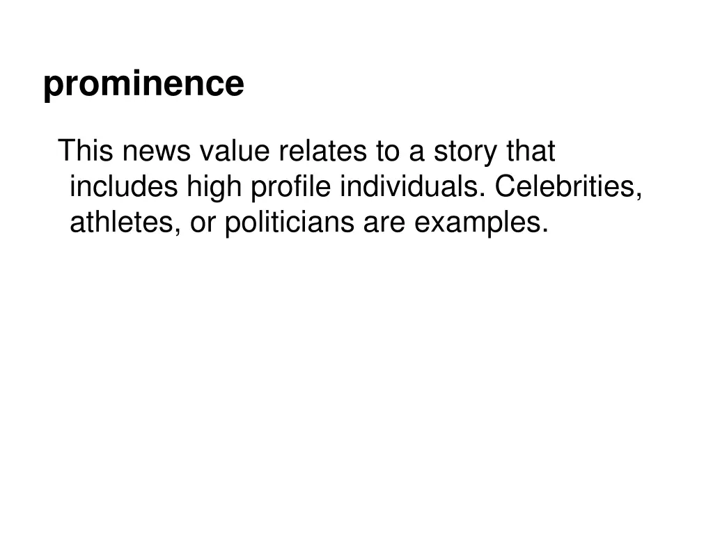 prominence