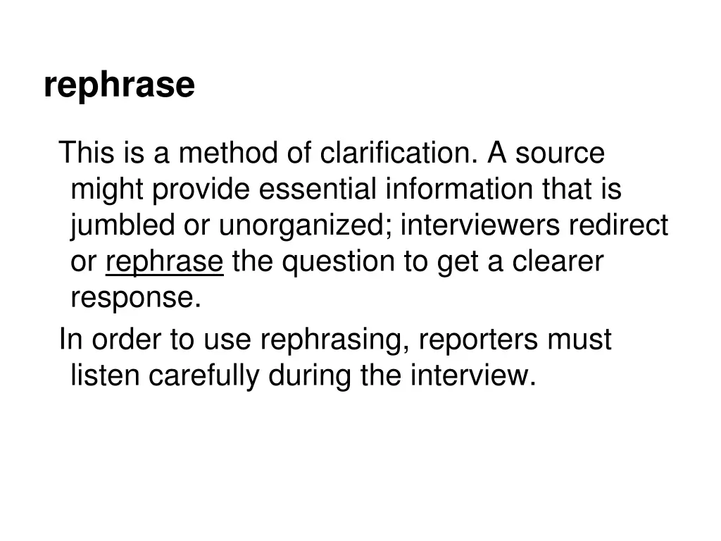 rephrase