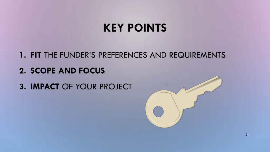 key points