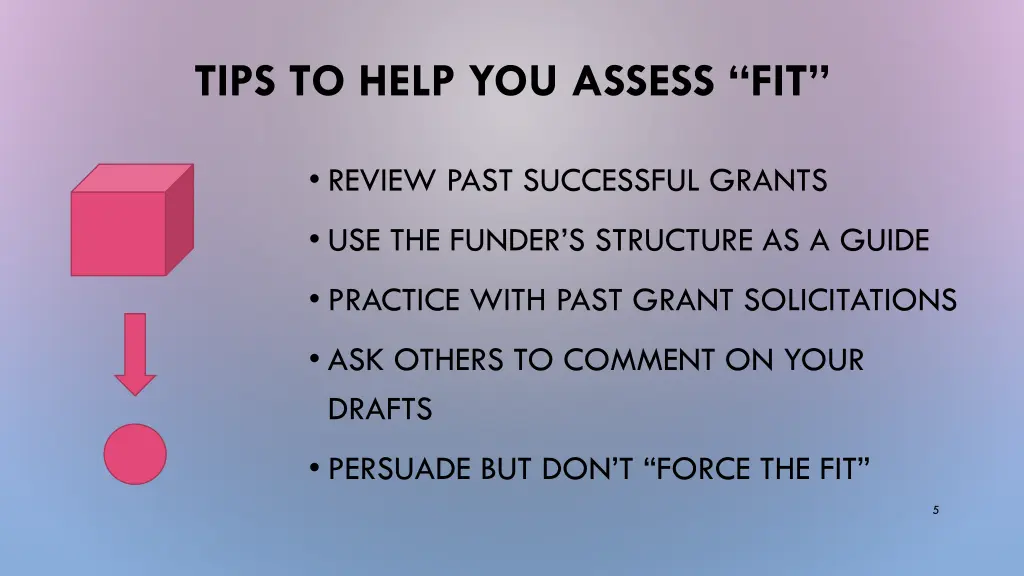 tips to help you assess fit
