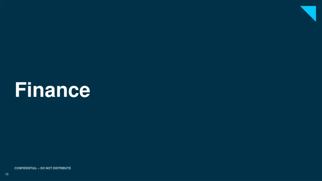 finance